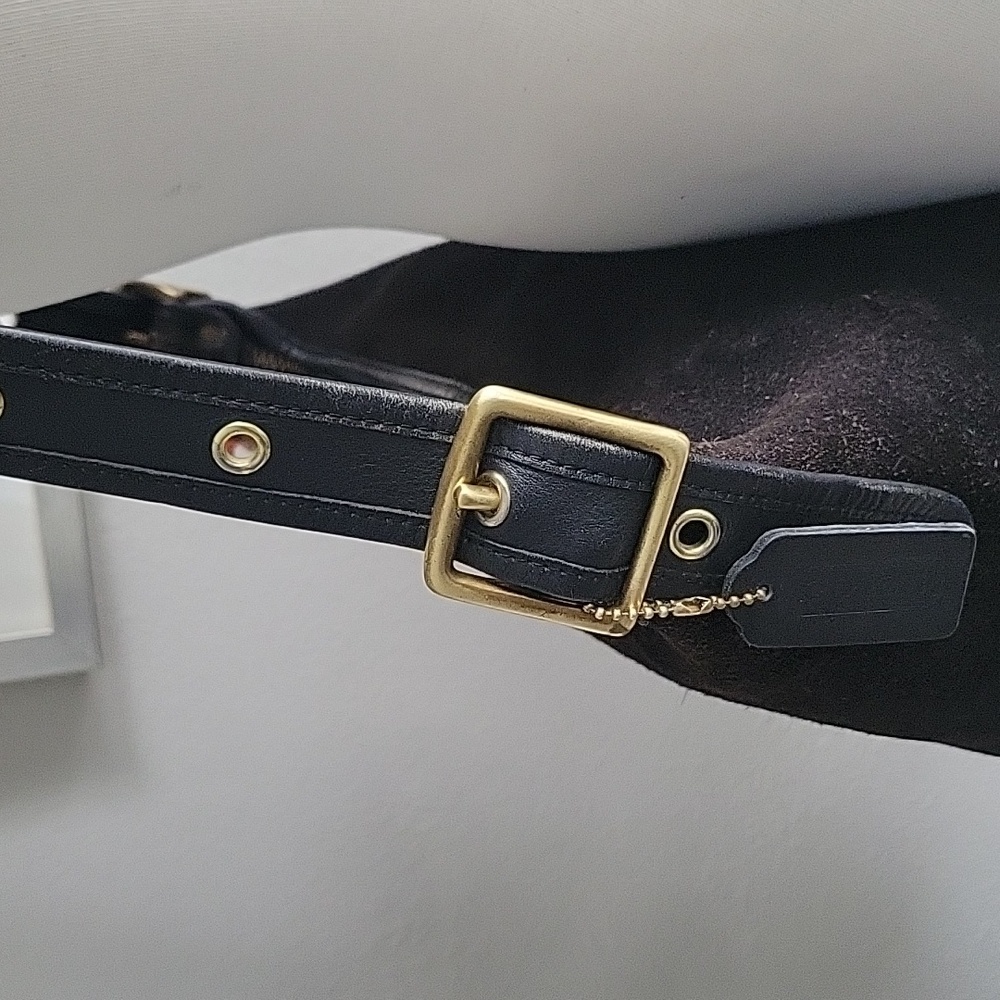 Vintage COACH Black Berkeley  XL Duffle Feed Sac #9010 - Picture 9 of 16